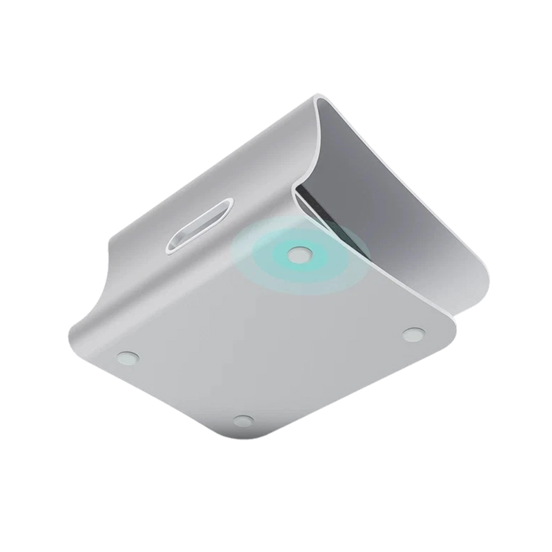 What is the purpose of the height adjustment of a laptop dock heat sink?