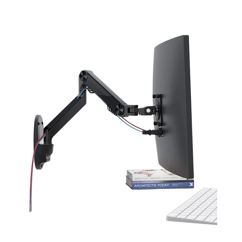 How to prevent the computer monitor stand from loosening if the wall surface is uneven?