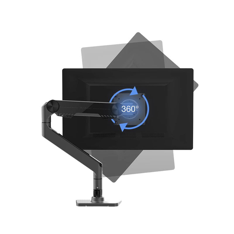 How can I ensure a smooth and lag-free adjustment of the computer monitor height?